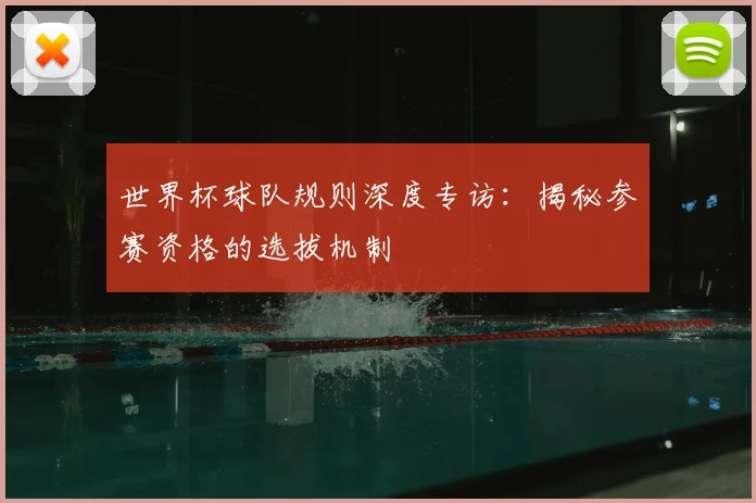 世界杯球队规则深度专访:揭秘参赛资格的选拔机制